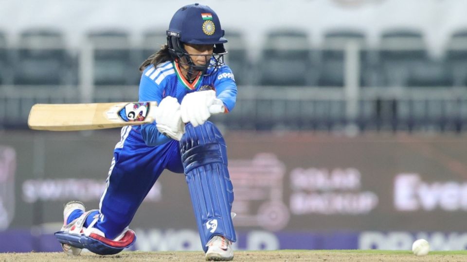 Harmanpreet Kaur contributed a handy 66 for India