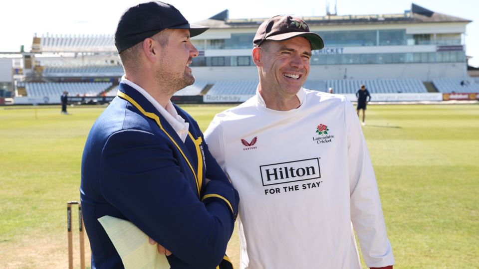 Anderson captained Lancashire this summer