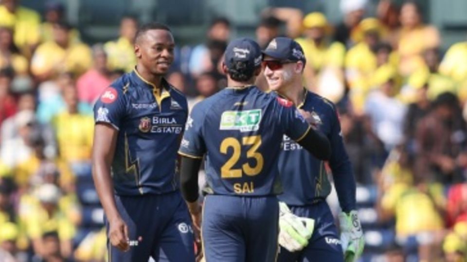 Kagiso Rabada removed Sanju Samson and Urvil Patel in his second over
