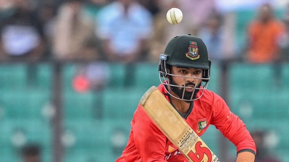Towhid Hridoy scored a quick half-century in the chase in the first T20I