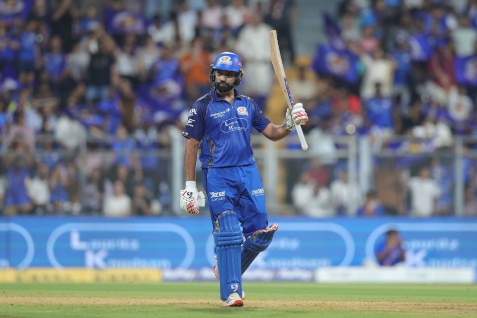 Rohit Sharma hit a half-century on his comeback from injury