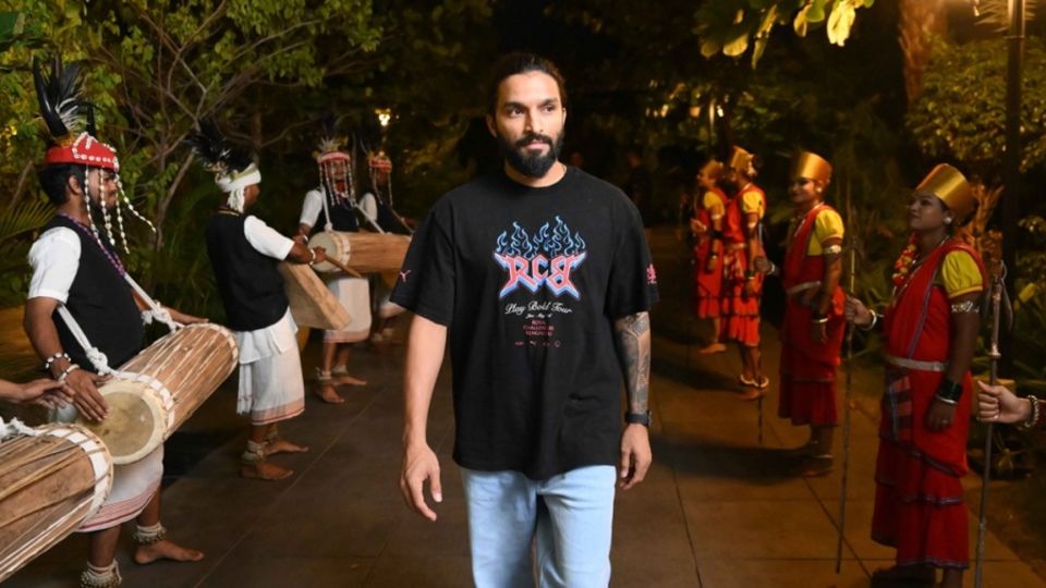 Royal Challengers Bengaluru captain Rajat Patidar arrives at the team hotel in Raipur