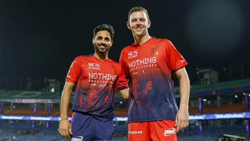The Test-match bowlers leading RCB's attack: Bhuvneshwar Kumar and Josh Hazlewood