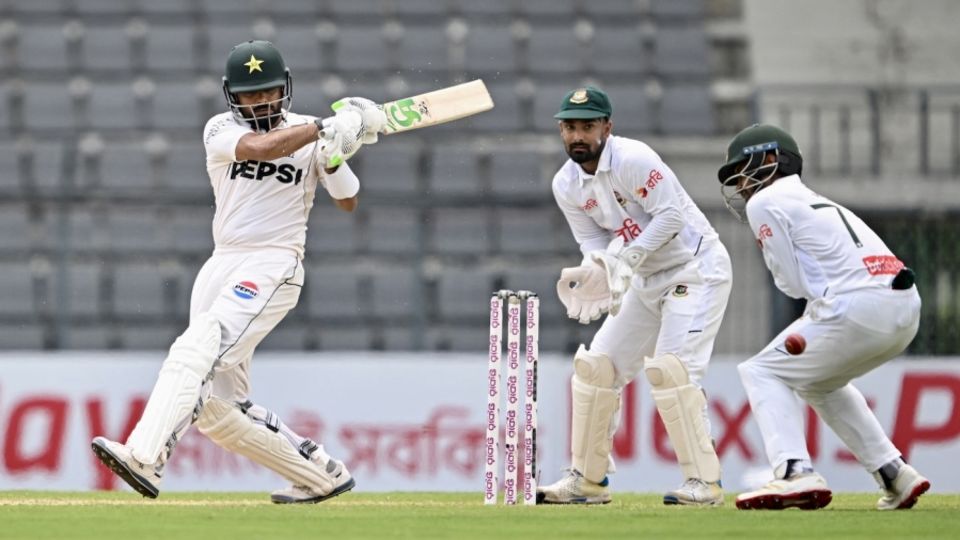 Babar Azam held Pakistan's innings together in Sylhet