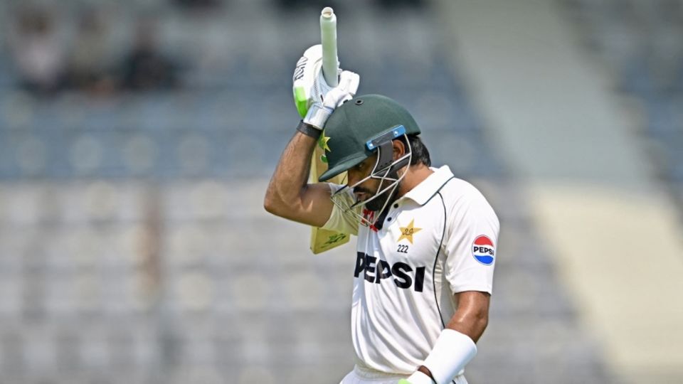 Babar Azam made another promising fifty before falling to Nahid Rana