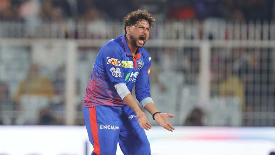 Kuldeep Yadav came mighty close to taking a hat-trick