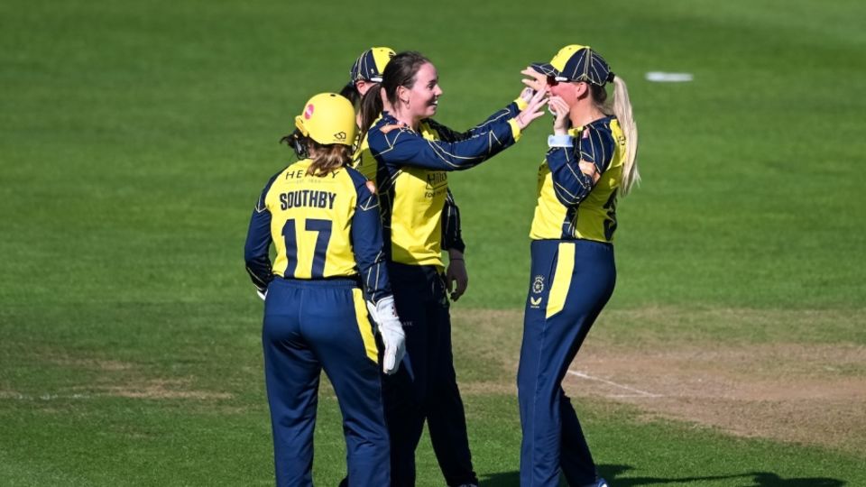 Amanda-Jade Wellington and Bex Tyson celebrate
