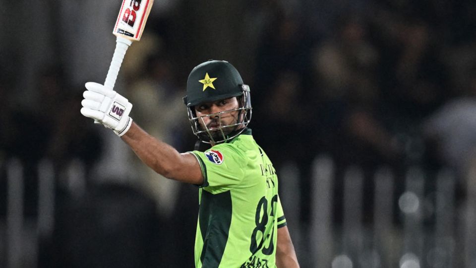 Ghazi Ghori brought up his maiden international fifty