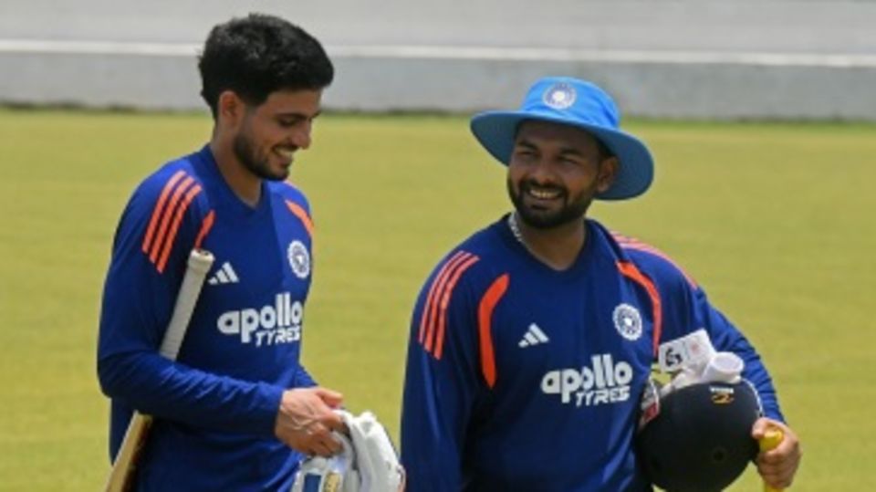 Shubman Gill and Rishabh Pant reacquaint themselves with red-ball cricket