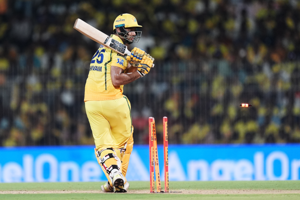 Shivam Dube was moved from being a middle-overs maximiser, a role he excelled in, to a finisher