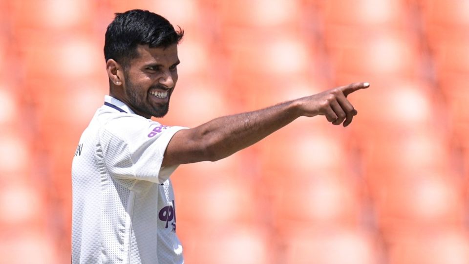 Washington Sundar picked up 4 for 36 in Afghanistan's second innings