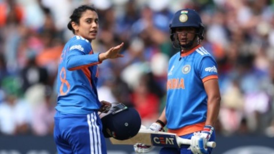 Smriti Mandhana and Harmanpreet Kaur steadied India