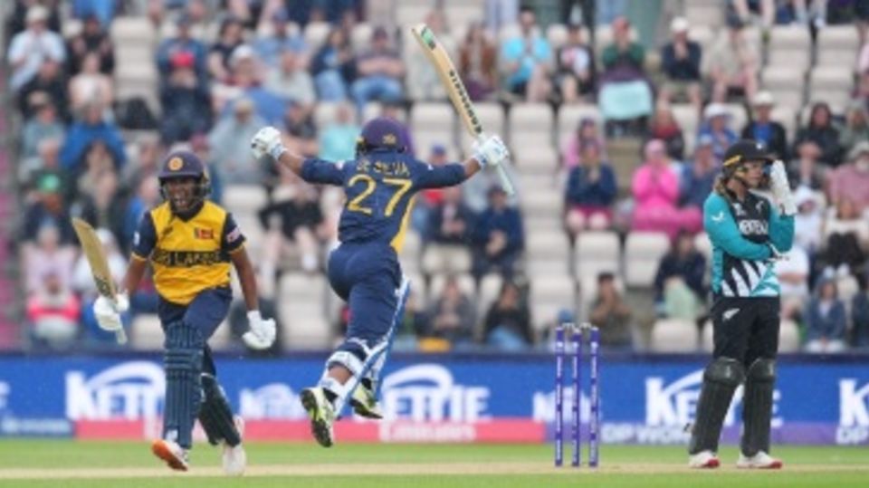 Kaushini Nuthyangana and Nilakshika Silva were pumped after Sri Lanka's thrilling win