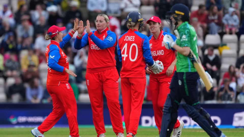 Sophie Ecclestone struck to maintain England's dominance