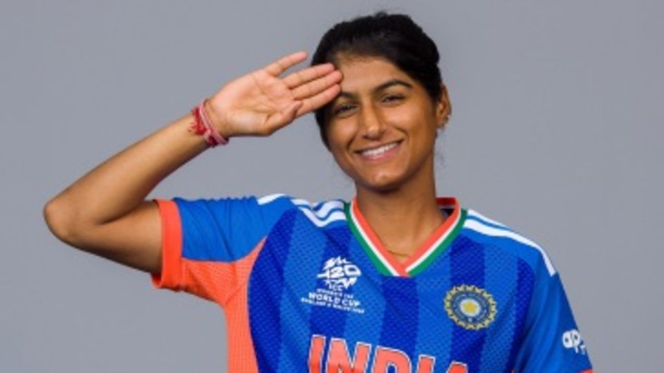 Nandani Sharma brings out her signature celebration during a photoshoot