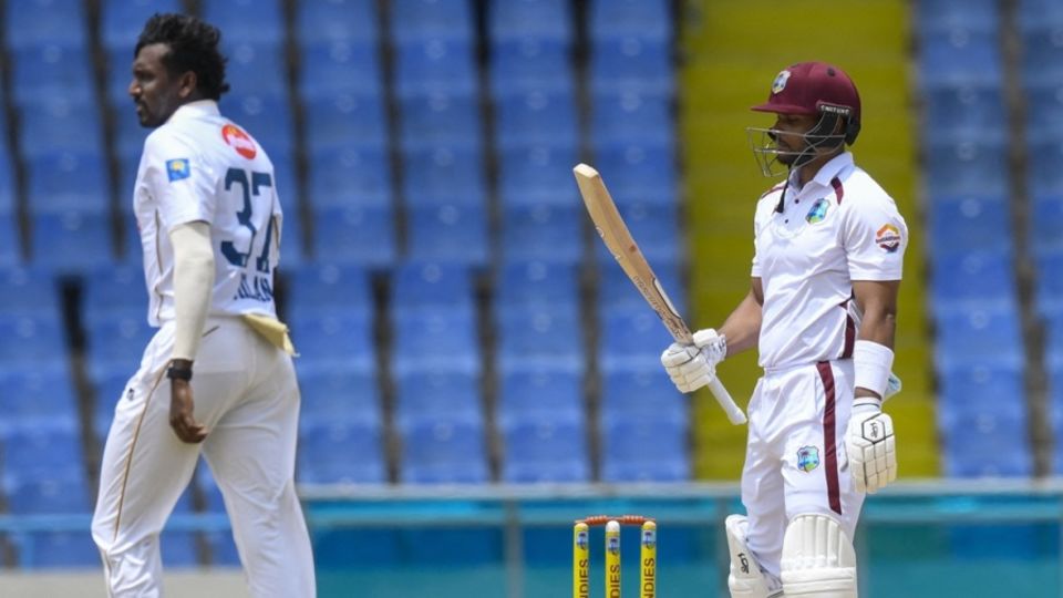 Brandon King fell to Milan Rathnayaka