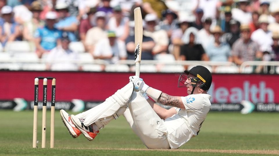 Blair Tickner was struck by a Jofra Archer bouncer while batting