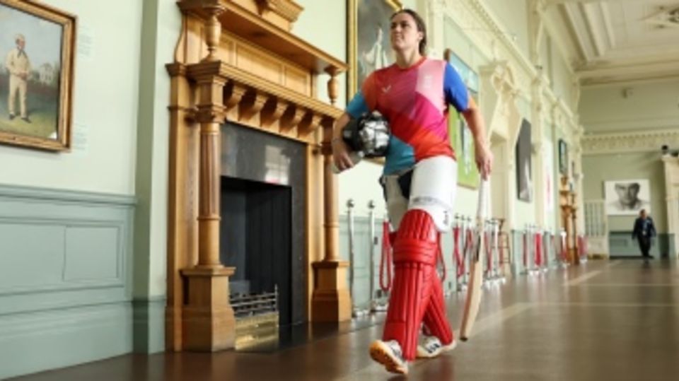 Nat Sciver-Brunt walks through the Long Room one final time before the final