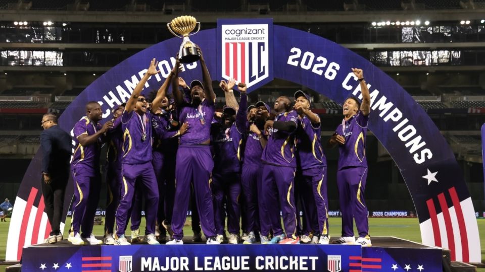 Los Angeles Knight Riders won their first MLC title earlier this month