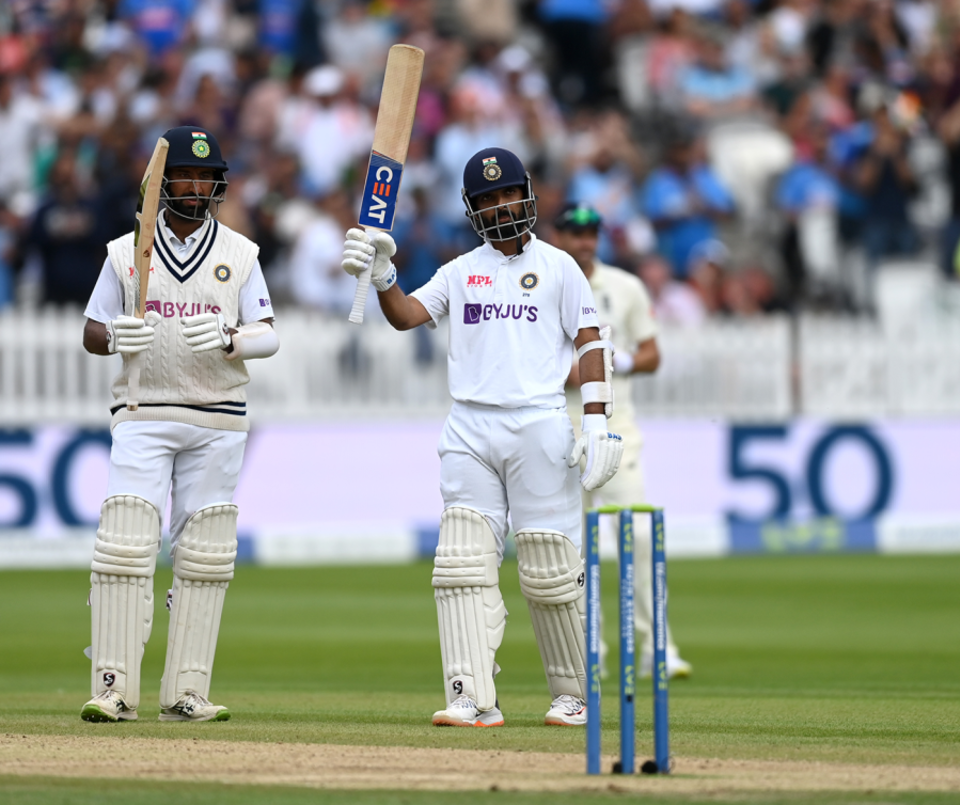 Rahane and Cheteshwar Pujara scored over 1600 Test runs together at an average of 42.9