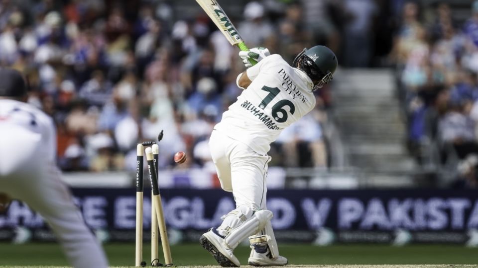 Mohammad Rizwan missed a swipe at Headingley