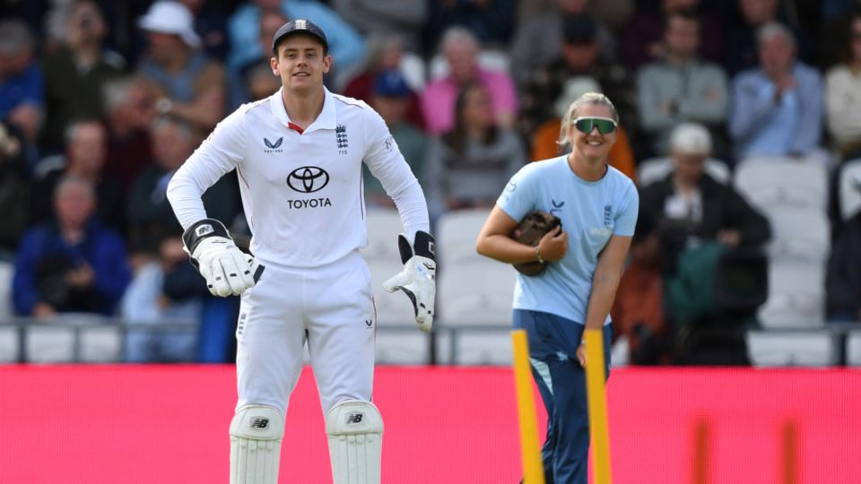 Jamie Smith has worked closely with Sarah Taylor on his technique standing up to the stumps