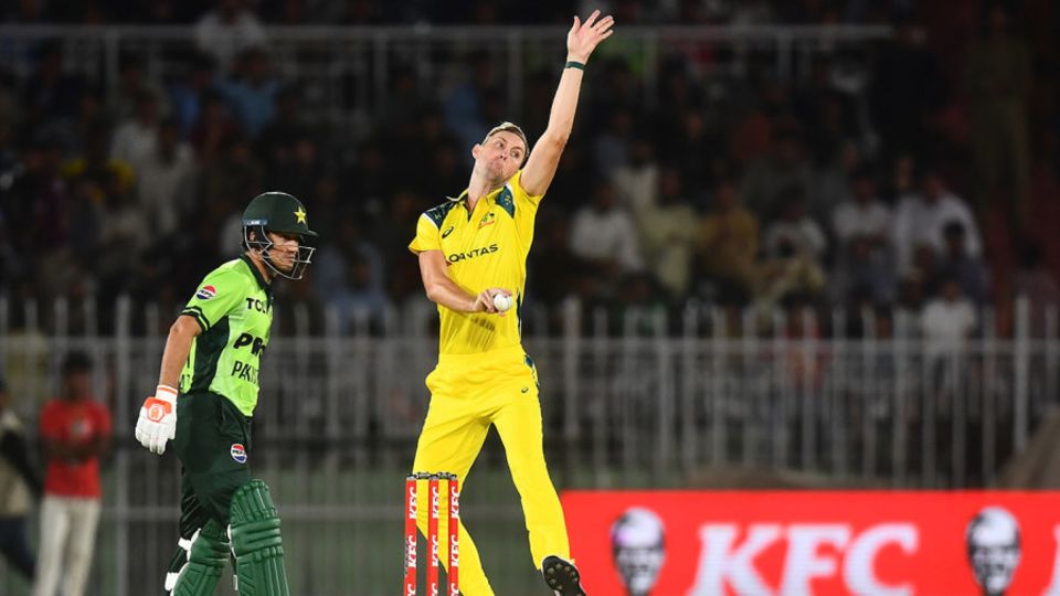 Billy Stanlake in action on his return to ODI cricket