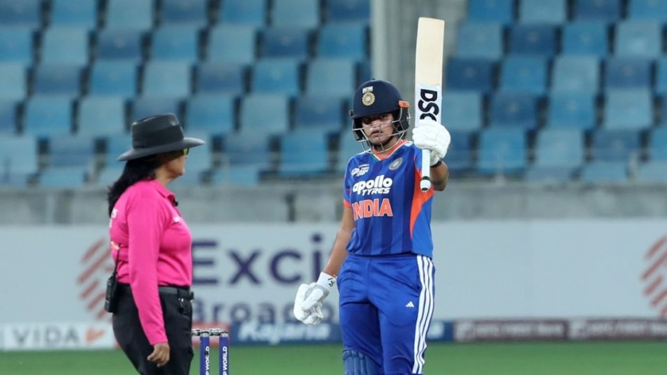 Shafali Verma got to her fifty in 35 balls