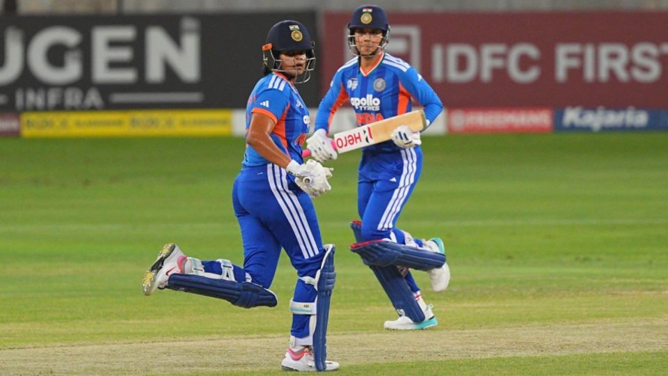 Shafali Verma and Smriti Mandhana shared a 129-run opening stand