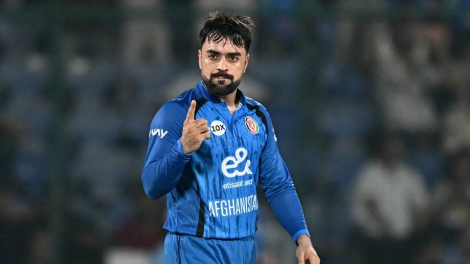 Rashid Khan was back in action after being rested for the Test against Bangladesh