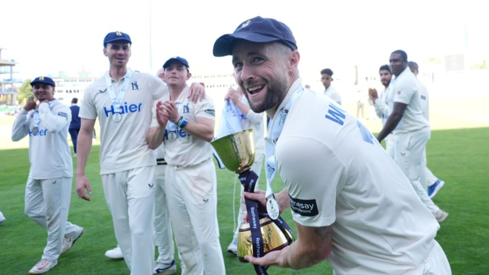 Chris Woakes was a key factor in Warwickshire's success, after retiring from Test cricket last year