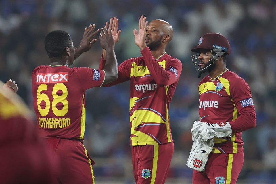 Roston Chase got three wickets while also being unbelievably economical