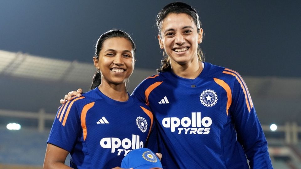 Niki Prasad got her T20I cap from Smriti Mandhana