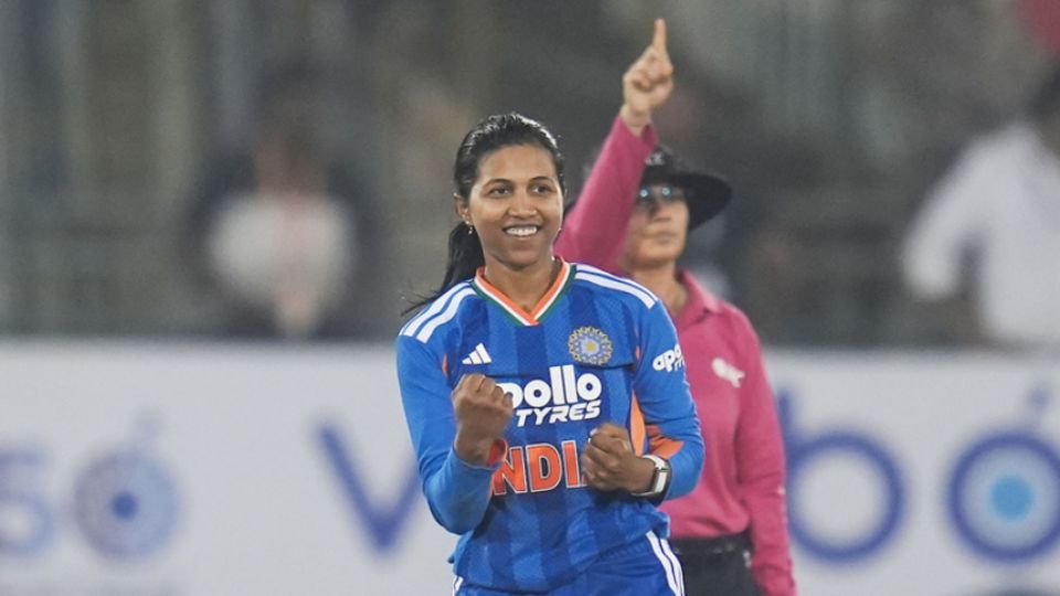 In her maiden international series, Niki Prasad contributed with bat and ball
