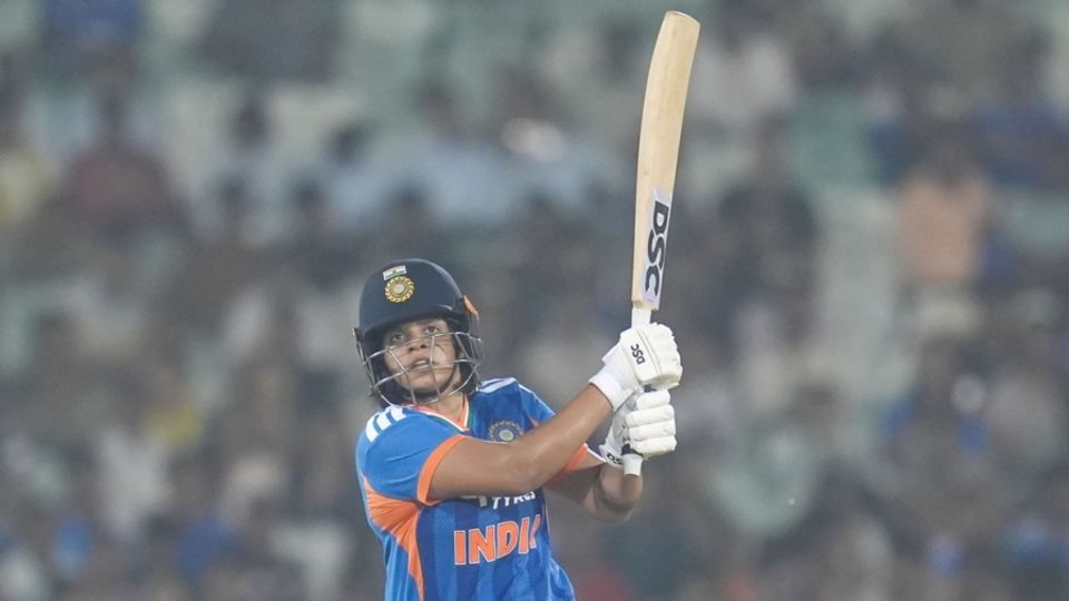 Shafali Verma cracked six fours and four sixes