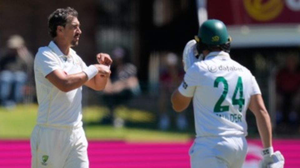Mitchell Starc knew Wiaan Mulder had gloved him to slip and DRS proved him right