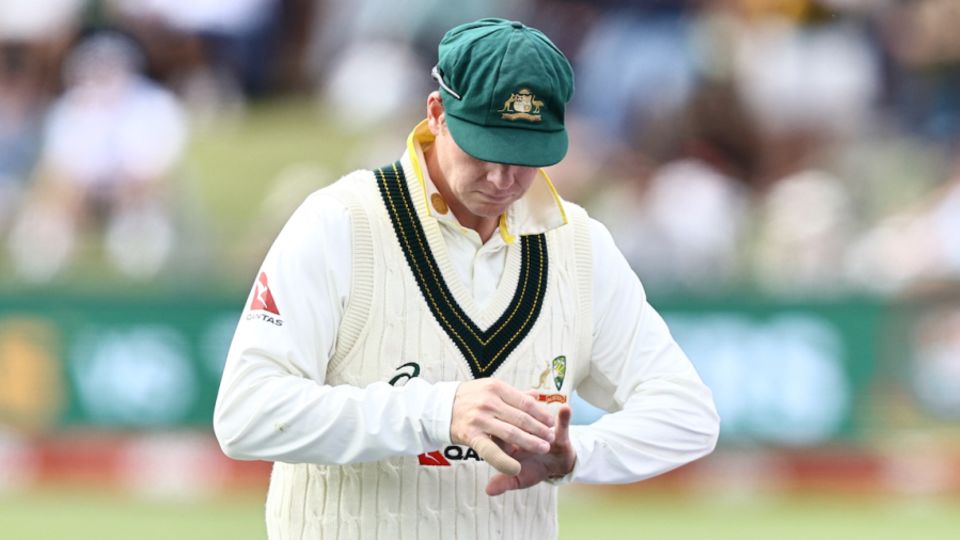 Steven Smith was hampered by a neck problem in the Gqeberha Test