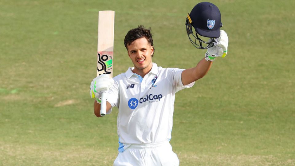 Sam Konstas made his first century of the season