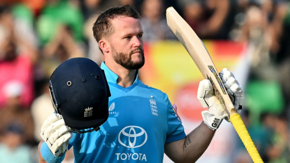 Ben Duckett's century was the stand-out feature in England's innings