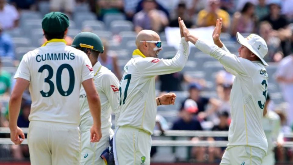 Nathan Lyon removed Temba Bavuma in the second innings
