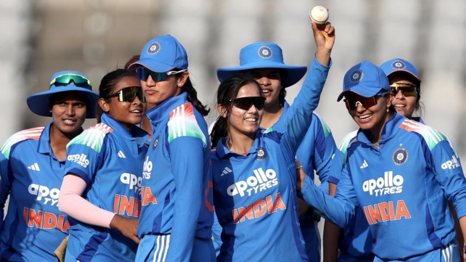 Vaishnavi Sharma took her first ODI five-for in just her second game in the format for India