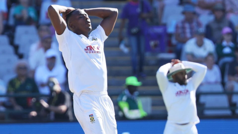 Kagiso Rabada had a frustrating day with the ball