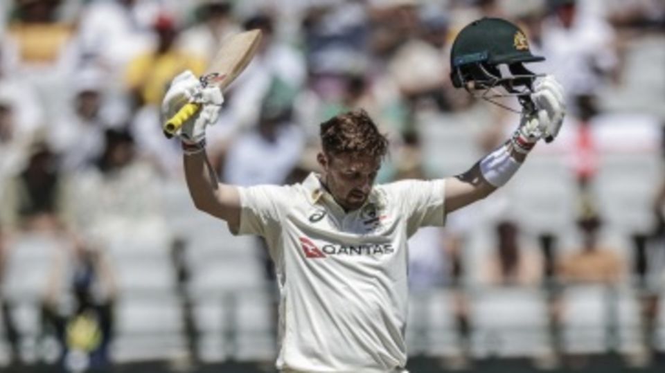 Josh Inglis brought up his second Test century