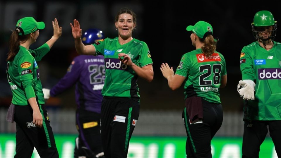 Annabel Sutherland followed her fifty with a three-for