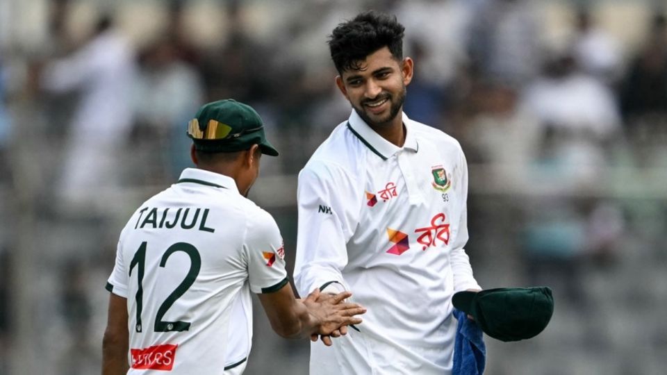 Najmul Hossain Shanto was left disappointed by Bangladesh's spinners, who took only eight wickets in the Test against West Indies' 16