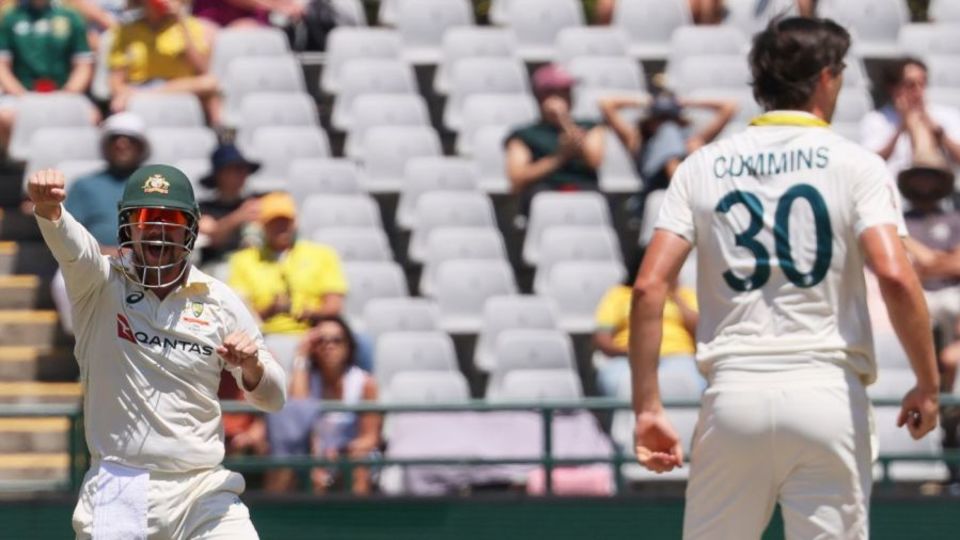 Pat Cummins took the only wicket of the session