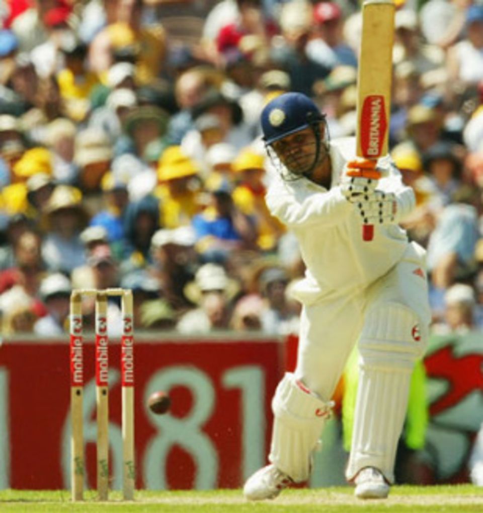 That flashing blade: the Australians fear Sehwag plenty from the last time he let loose against them at the MCG