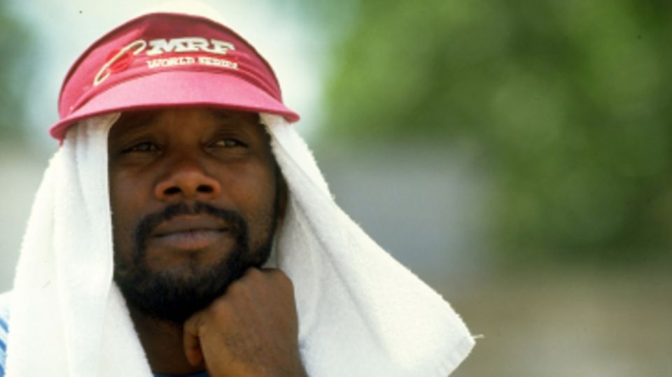 Malcolm Marshall close-up