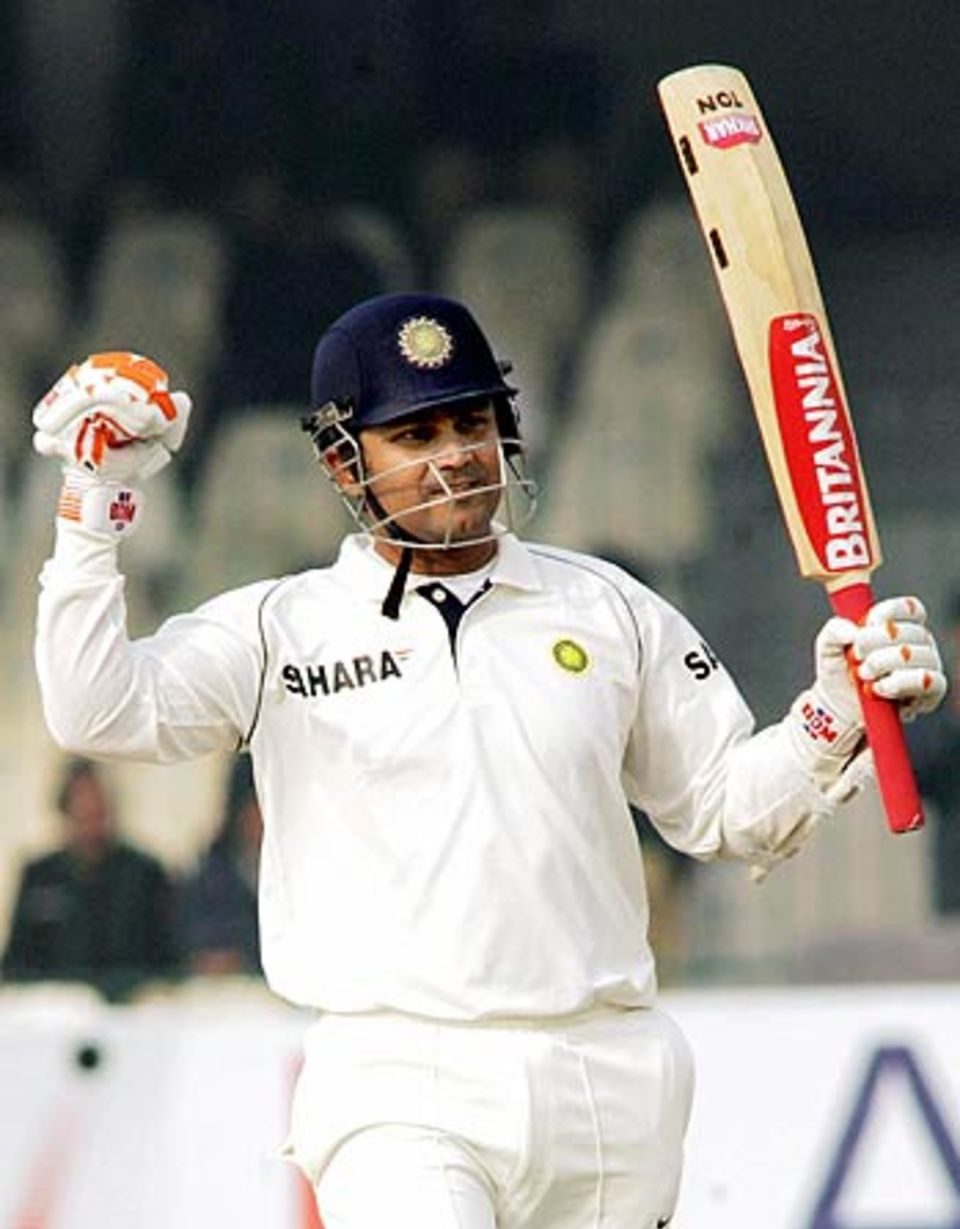 Virender Sehwag scored a double-hundred in Lahore in 2006