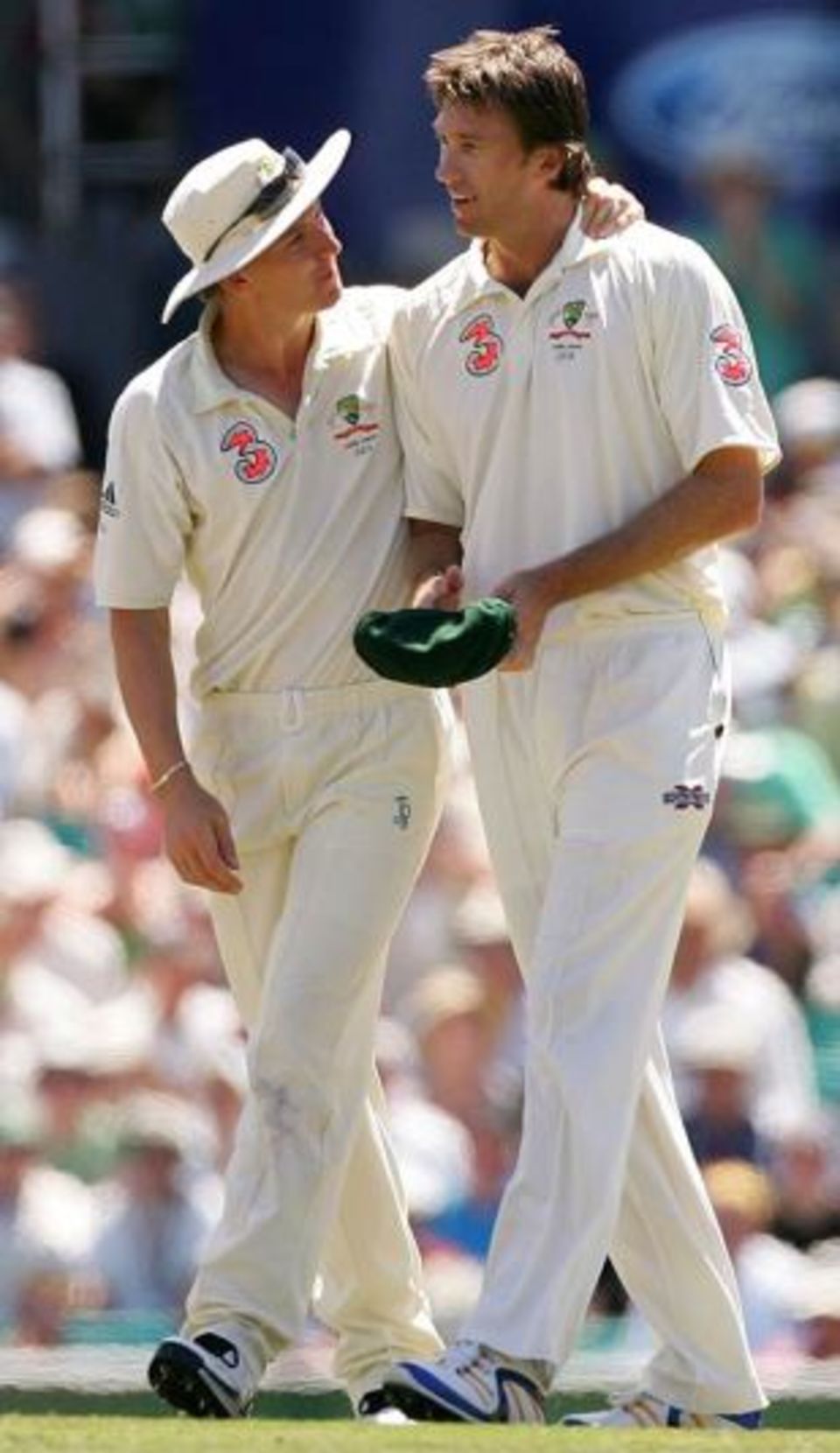 Strong bond: Glenn McGrath and Brett Lee have shared a lot of work